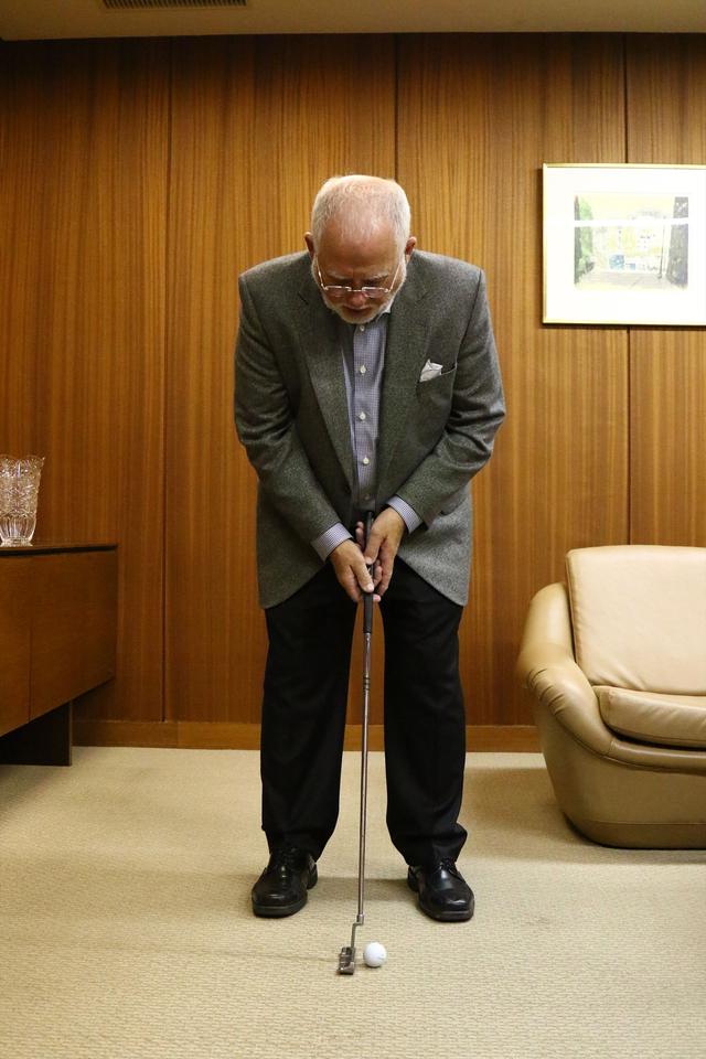 画像2: ピンの会長に直撃取材!「アンサーって、どうやって打つの?」