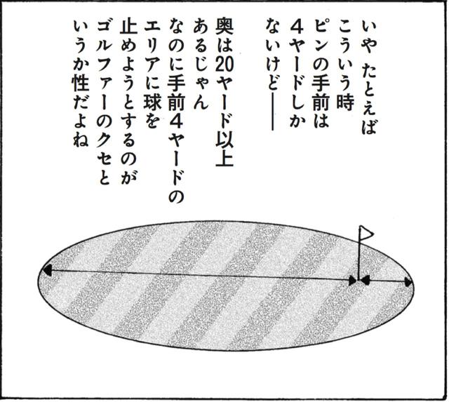 画像: アプローチでは、なるべくピンの手前に止めるのが良いというのがゴルフ界の常識だ