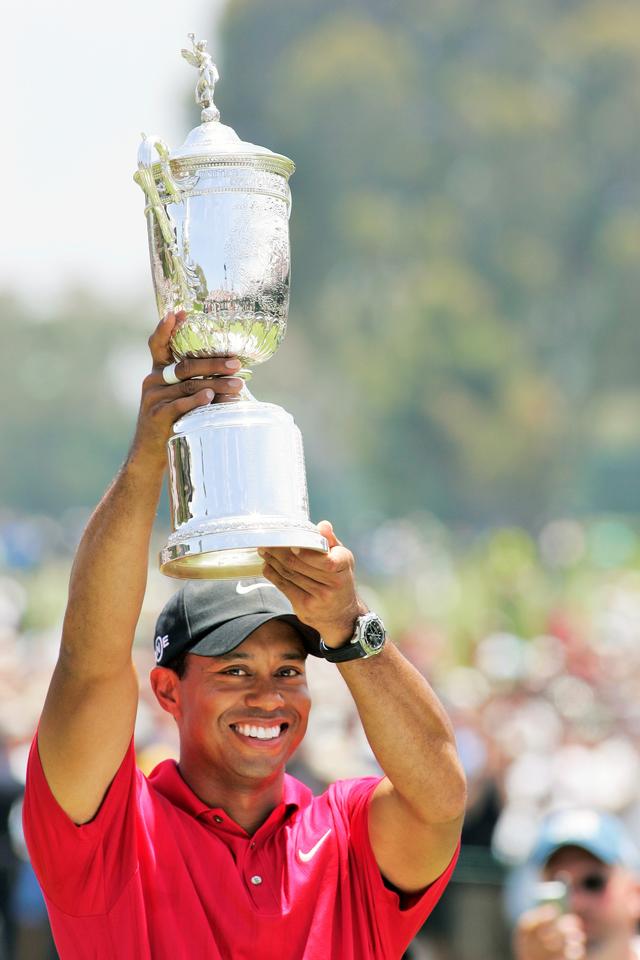 画像: 2008年「全米オープン」で、メジャー通算14勝目を飾った