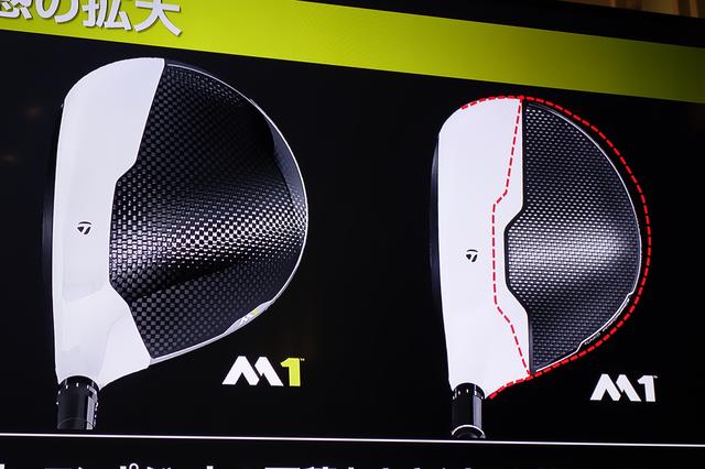 画像: 発表会プレゼン資料より。左が新M1、右が旧M1