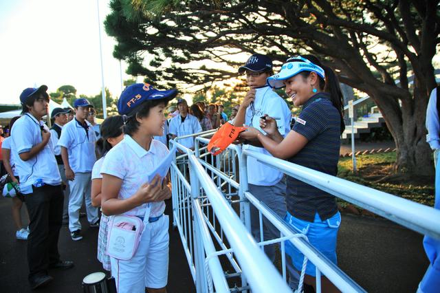 画像: ジュニア時代に畑岡が憧れたゴルファーは宮里藍