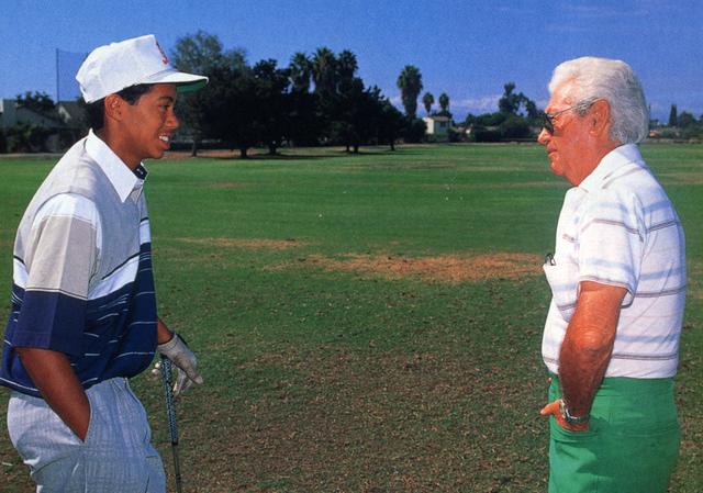 画像: 幼少期のタイガーを指導してきたジョン・アルセルモ氏