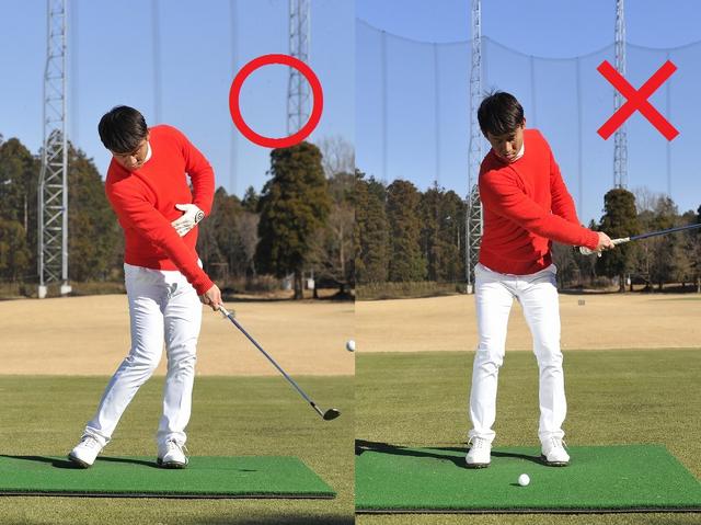 画像: 右手一本打ちを行えば、手先を使わず体で打てるようになる