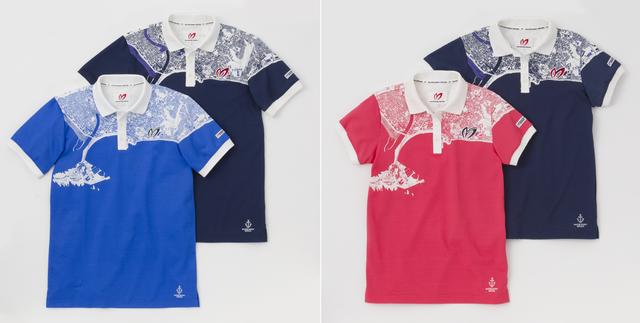 画像: カラー展開はコチラ。左がメンズ(ブルー・ネイビー)、右がレディス(ピンク・ネイビー)