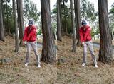 画像: 履くような打ち方は、実は林の中から「もっともミスしやすい」打ち方だった