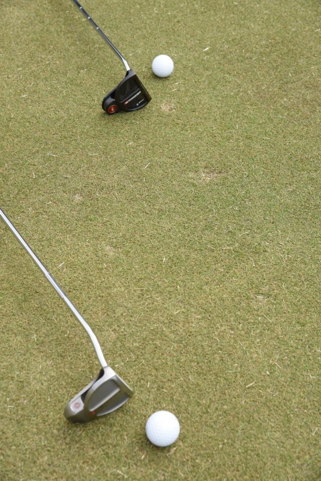 画像: 10メートルを打って、1メートル弱、転がりが違った