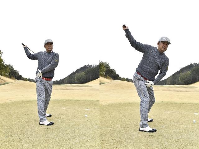 画像: 右足で地面を踏む。右股関節を意識!