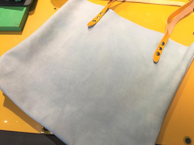 画像: 世界にひとつだけのレザートートバッグが完成