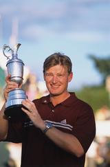 画像: 写真の2002年、2012年と全英OPを2度制しているエルス。全英オープン優勝者はマスターズの5年シードが得られるが……