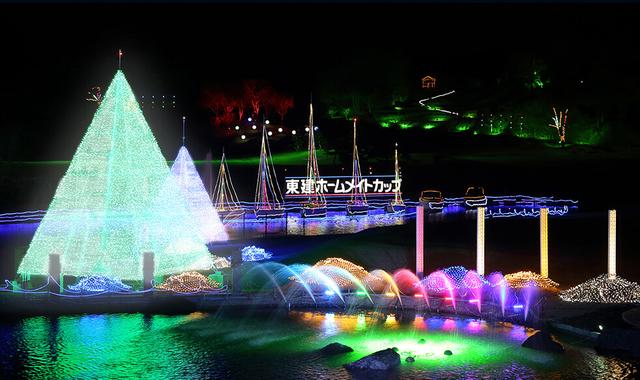画像: ハウス前のイルミネーション。写真は東建多度CC名古屋公式サイトより
