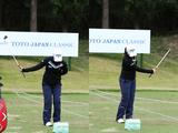 画像: コーもトップでは右胸を張っている。フォローでの右腕の回旋っぷりにも注目したい