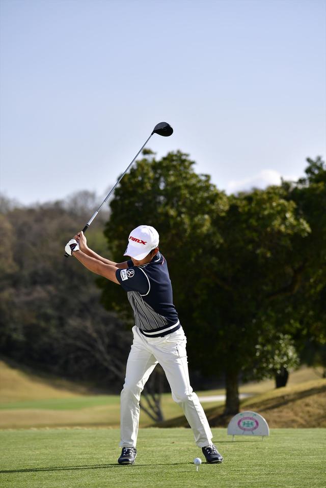 画像6: 身長165センチで290ヤードの秘密。今平周吾の「左ひざ」【勝者のスウィング】