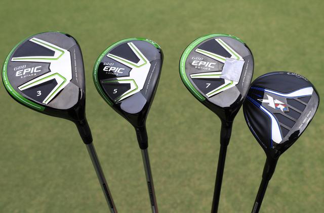 画像: 3W、5W、7W「キャロウェイ GBB エピックスター」、11W「キャロウェイ XR16」