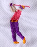 画像: 背面には1ヵ所、この刺繍が入る