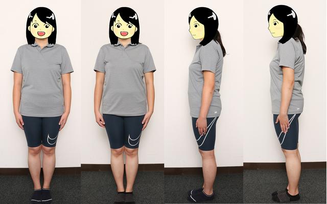 画像: 第2回と第3回を比べてみた。正面後方右側の写真が第3回。ちょっと姿勢が良くなったかな……?