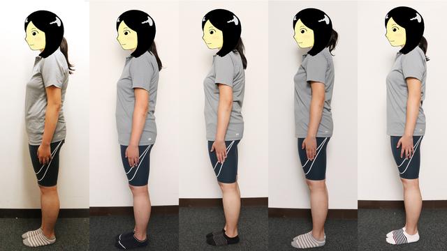画像: 初回(左)から今回(右)まで撮った写真を並べてみました。1カ月の成果は出たかな……?