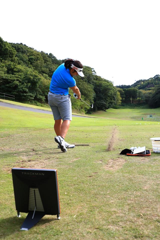 画像: 弾道計測器で調子を判断するあたり、今どきのプロらしい