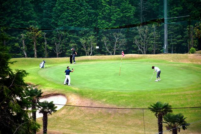 画像: 管理が行き届いた コース自慢のベントグリーン