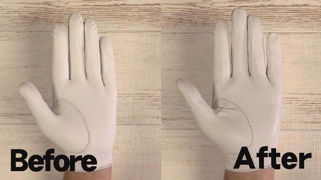 画像: 指先に注目! アフターではシワがなくジャストサイズに変わっているのがわかるはずだ