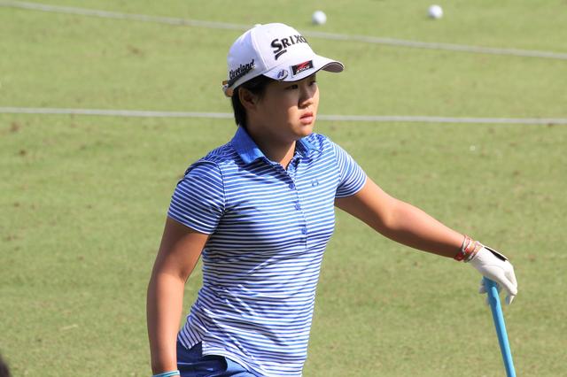 画像: 日本女子オープン練習日の畑岡プロ