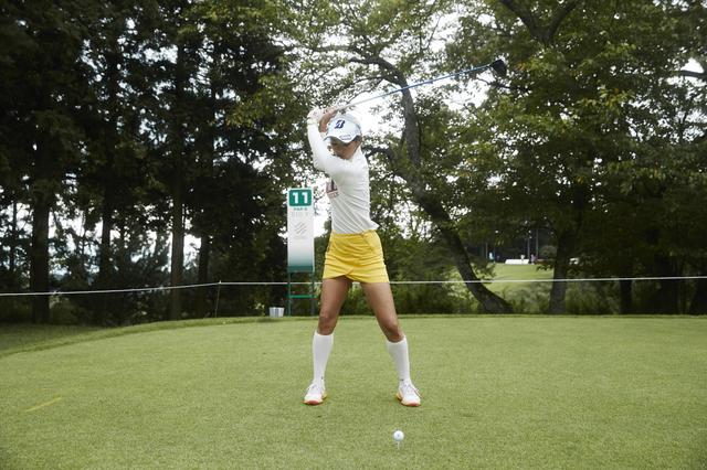 画像5: 美人女子プロ・川﨑志穂が自己分析。「私が“260ヤード”飛ばせる理由」