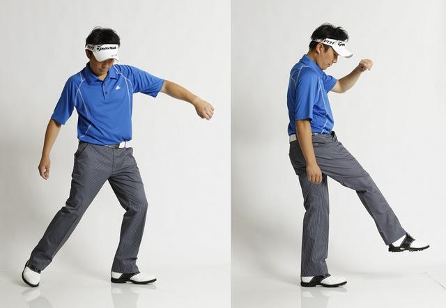 画像: 右利きの場合、野球の投球動作、空手の突き、サッカーのフリーキックなど、すべて左軸で行われる。ゴルフに限らず、“モノにエネルギーを与える”動作では、左軸がつねに自然だ