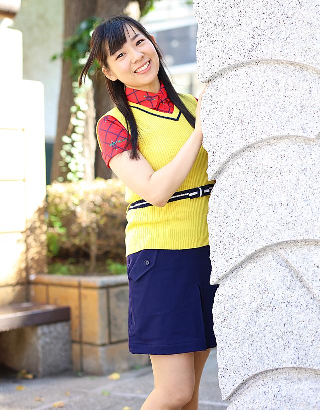 画像: 「好きなゴルファーは、尾崎将司プロです。得意なクラブはパターかな」。