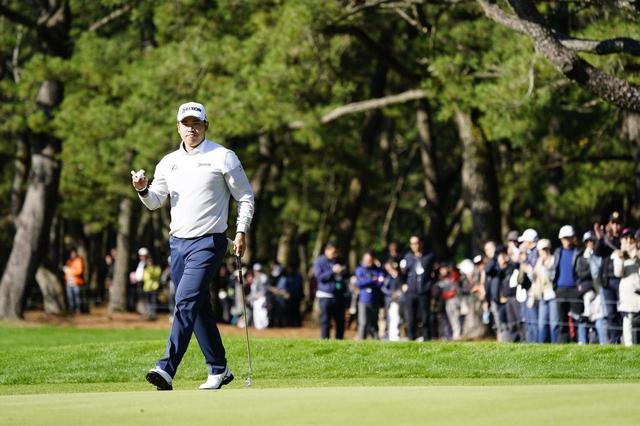 画像: 日本のエース、松山英樹。日本人初のマスターズチャンピオン誕生なるか(写真/岡沢裕行)