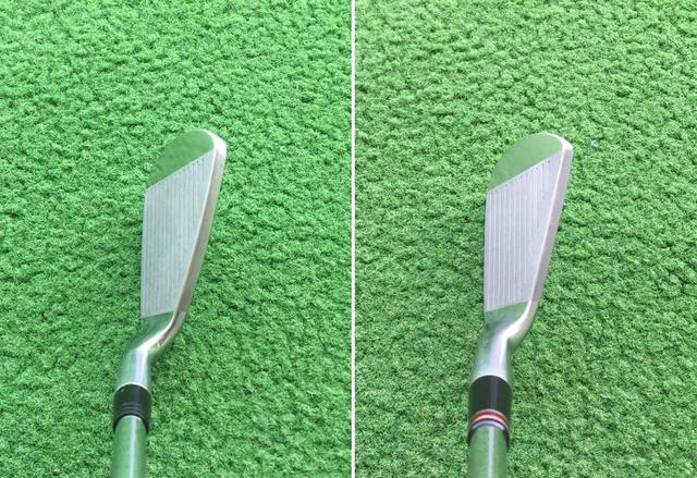 画像: 左がつかまり顔、右が逃げ顔のアイアン