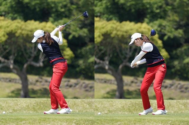 画像: 写真1.下半身主導のスウィングが安定したインパクトを支えている。平均ドライビングディスタンスは246.26ヤードで15位だ(写真/2018年のフジサンケイレディスクラシック、撮影/岡沢裕行)