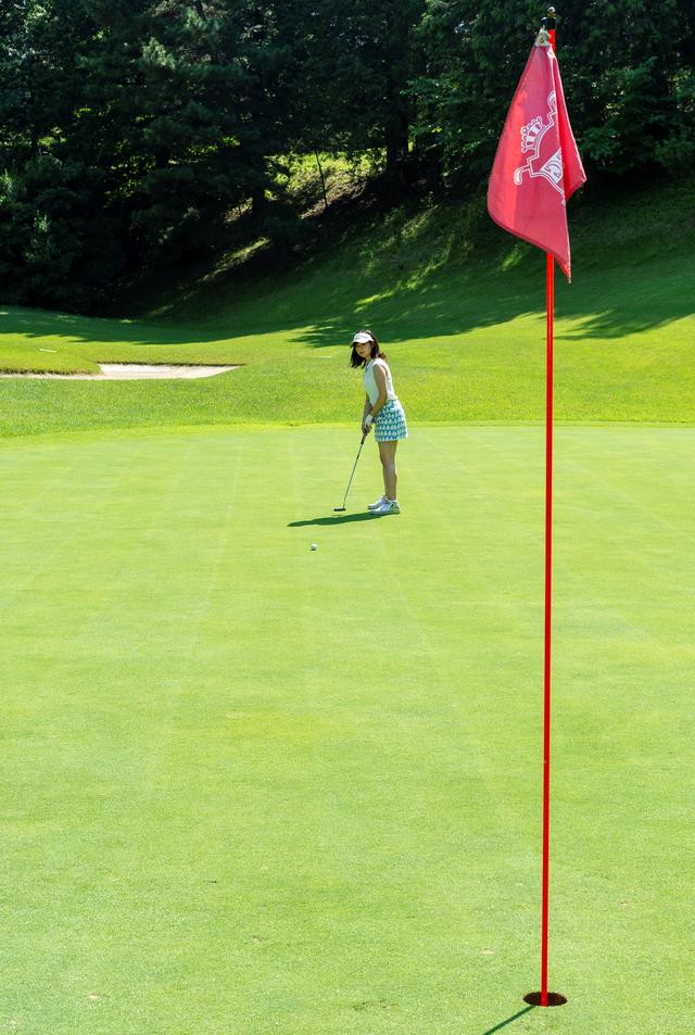 画像: 「ここからだと結構、距離もあるから、このまま打っちゃおうっと」