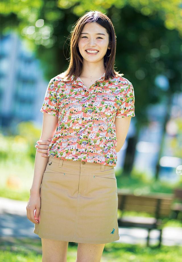 画像: 「ゴルフ歴は1年。ベストスコアは125です」