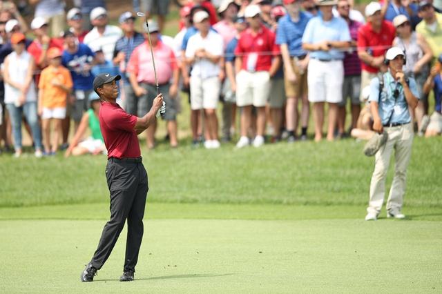 画像: 全米プロゴルフ選手権最終日には6アンダーを叩き出したタイガー・ウッズ(写真は2018年の全米プロゴルフ選手権)