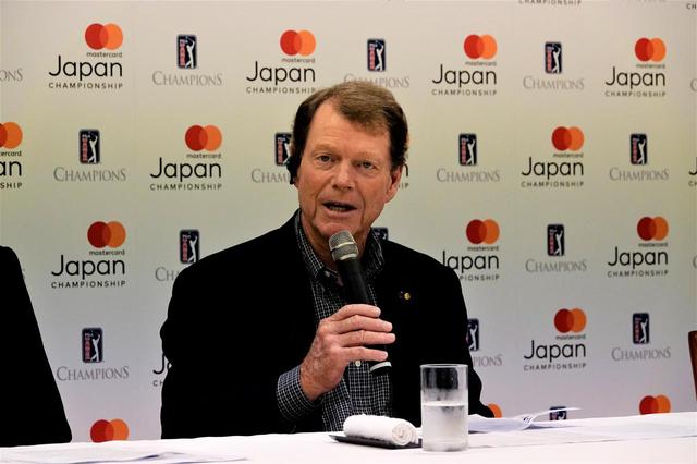 画像: マスターカード・ジャパン選手権の記者会見のために来日したトム・ワトソン