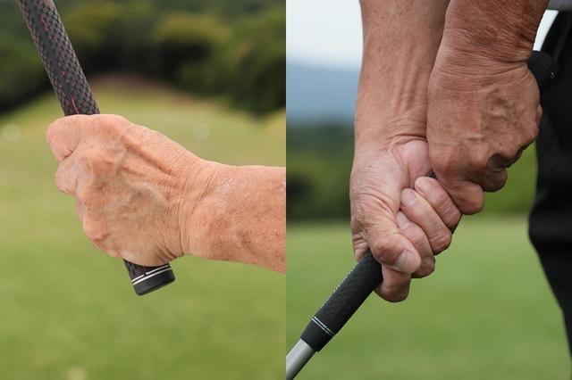画像: テンフィンガーグリップは手の構造通りに握るため自然で無駄がない