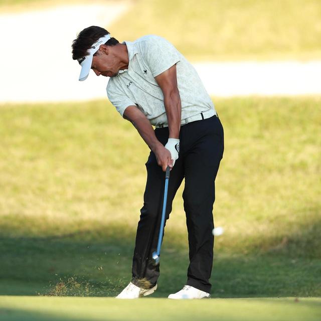 画像: プレーオフ2打目、逆光の中で振り切って見事勝利を掴んだ木下裕太(写真は2018年のマイナビABCチャンピオンシップ 撮影/姉崎正)