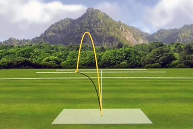 画像: 中村のM6の弾道。つかまりの強さが伺える