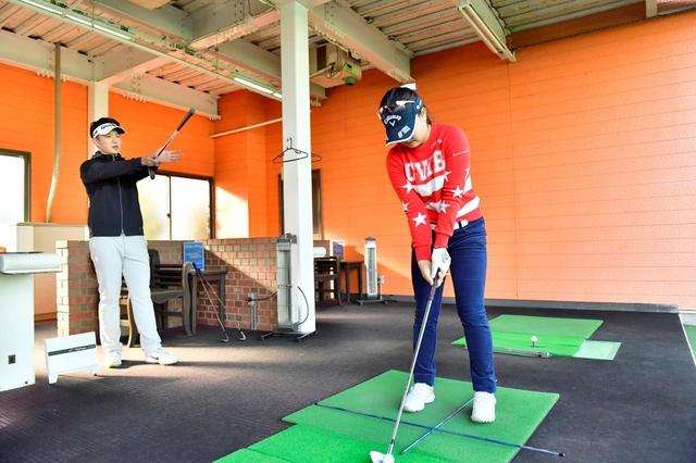 このポジション が成功と失敗の分かれ道 ステップ女王のクラブの 上げ方 みんなのゴルフダイジェスト