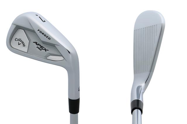 画像: キャロウェイ「APEX PRO」アイアン(7番)。ツアーモデルだけあってシャープでクラシックな見た目ながら、飛距離性能も持ち合わせる