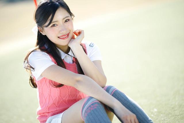 画像: 2018年のゴルフダイジェスト社「ビューティクイーン」決定時の撮り下ろし写真。まさにアイドル顔負けだ(撮影/干川修)