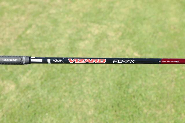 画像: 純正なのでヘッドとも相性が良く先端が走るモデル「HONMA VIZARD FD7X」