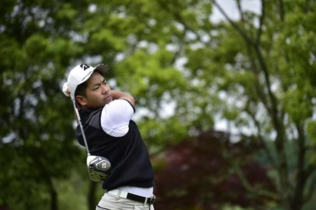 画像: 火曜日の練習ラウンドで新JGR(仮)をテストした比嘉。飛距離が伸びたとコメント