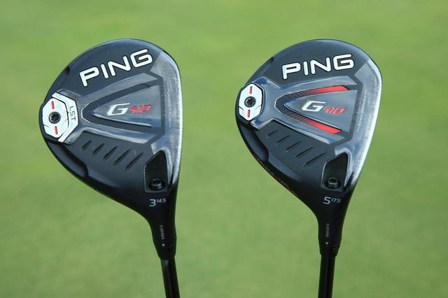 画像: 距離を重視する3Wは前に進む力が強く、ロースピンのG410LST(左)を使用。「5Wからはグリーンを狙う意思を明確にし、打ち出し角から高い弾道を重視しています。ここまで明確に使い分けている選手はあまりいませんね」(ピン・穂積さん)