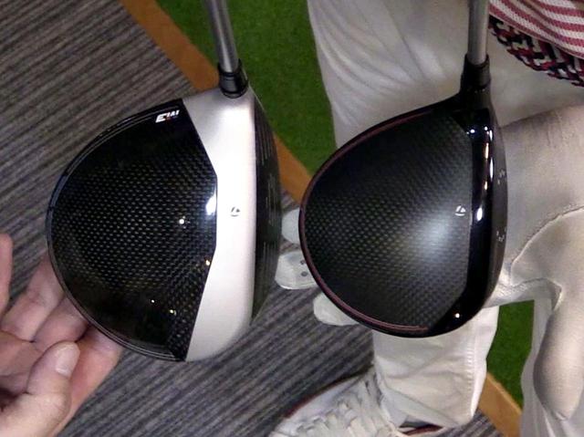 画像: 同じテーラーメイドのドライバーで460ccの「M3 460」(左)と比較すると、その小ささがよく分かる