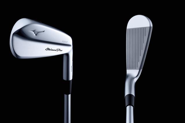 画像: Mizuno Pro 120。上級者向けのマッスルバックアイアンだが、難しさは感じないと小暮は言う