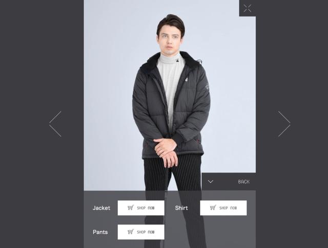 画像: AIモデルの起用により、色やコーディネートの組み合わせや、選択肢も瞬時にかつ最大限に見せることが可能に(メーカー提供写真)