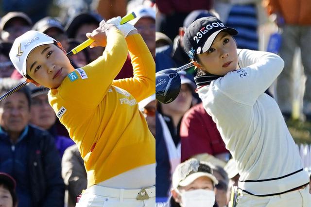画像: TOTOジャパンクラシックで6位タイとなった小祝さくら(左)と菊地絵理香(右)(撮影/岡沢裕行)
