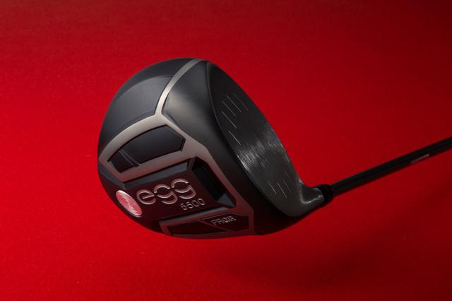 画像: プロギア「NEW egg 5500 インパクト ドライバー」。通常モデルよりも1インチ短い44.25インチのシャフトを採用することでミート率をさらに上げたモデル