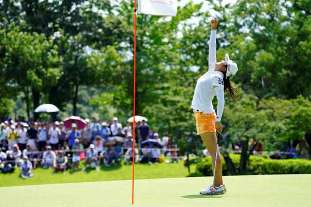 画像: 2019年7月の「センチュリー21レディス」で初優勝を挙げた(写真は2019年のセンチュリー21レディス 撮影/岡沢裕行)