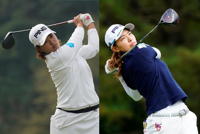 画像: 19年賞金女王の鈴木愛と全英女子オープンを制した渋野日向子。2020年も女子ゴルフの主役を務めそうだ(写真は鈴木(19年「三菱電機レディス」撮影/大澤進二)、渋野(19年「LPGAツアーチャンピオンシップ リコーカップ」撮影/岡沢裕行)